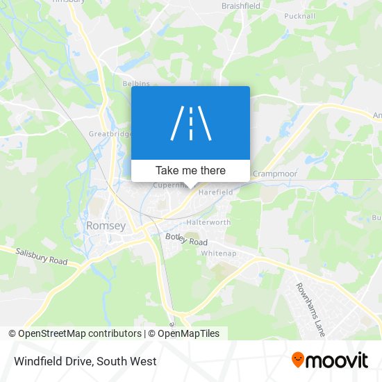 Windfield Drive map