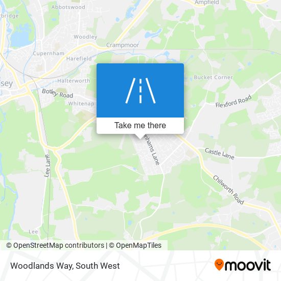 Woodlands Way map