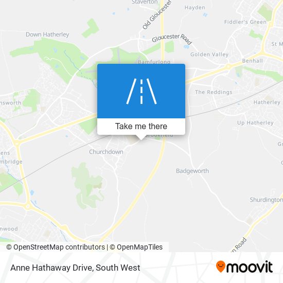 Anne Hathaway Drive map
