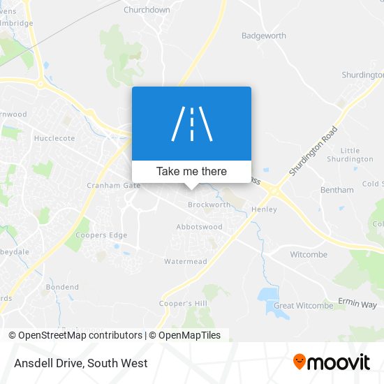 Ansdell Drive map