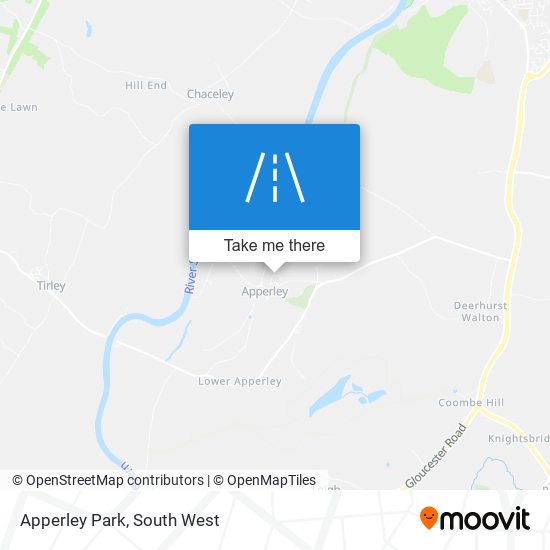 Apperley Park map