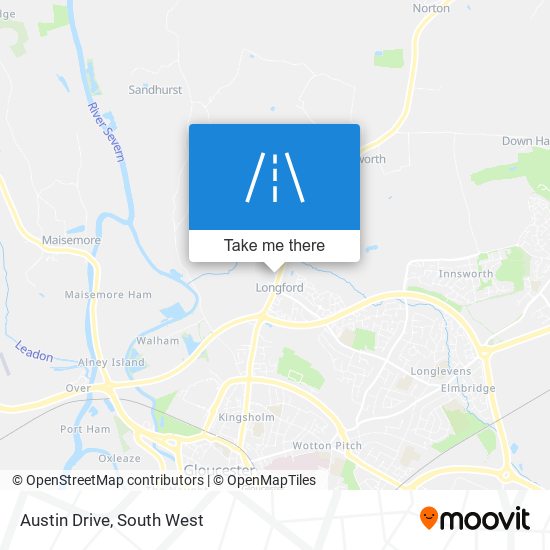Austin Drive map