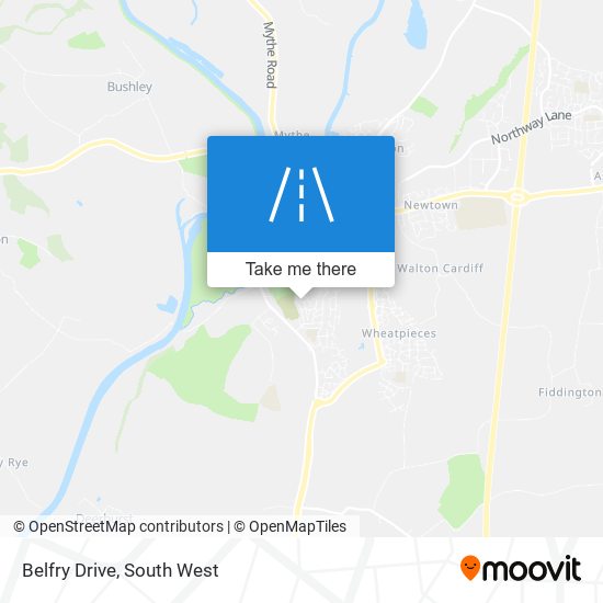 Belfry Drive map