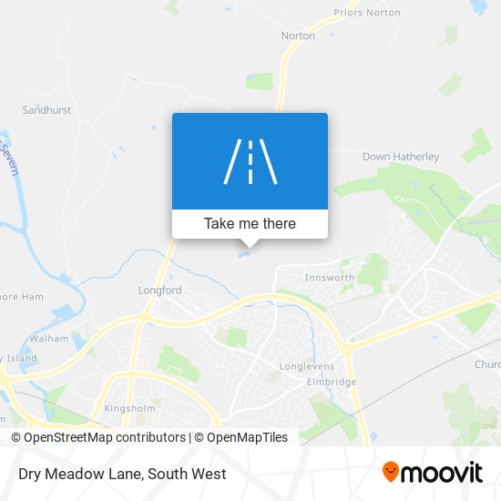 Dry Meadow Lane map