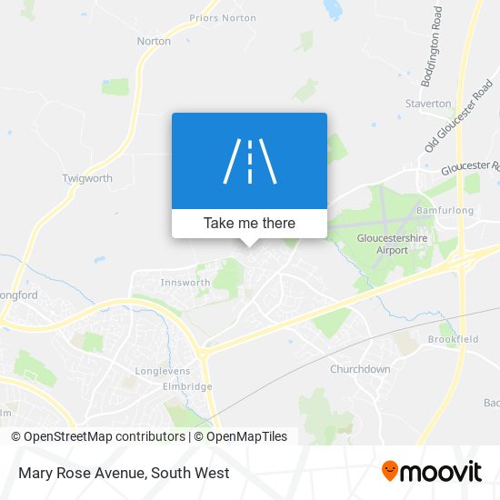 Mary Rose Avenue map