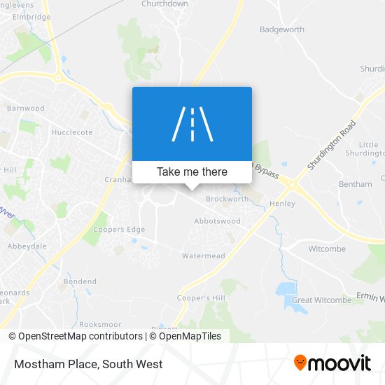 Mostham Place map