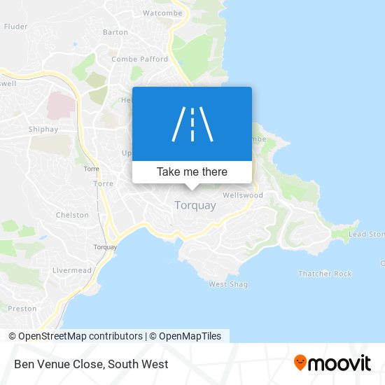 Ben Venue Close map