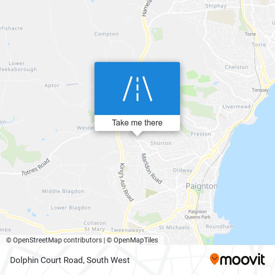 Dolphin Court Road map