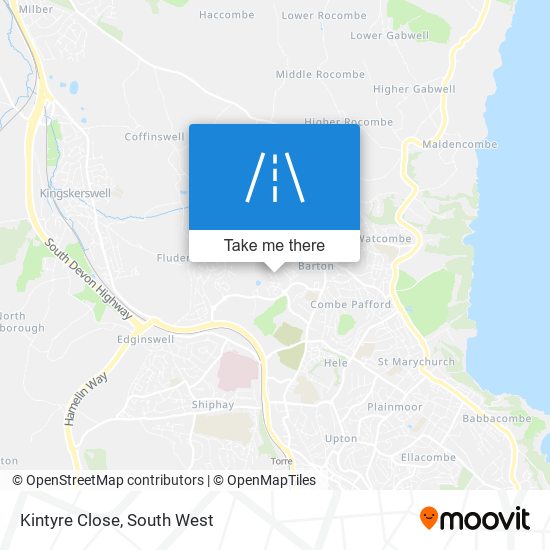 Kintyre Close map