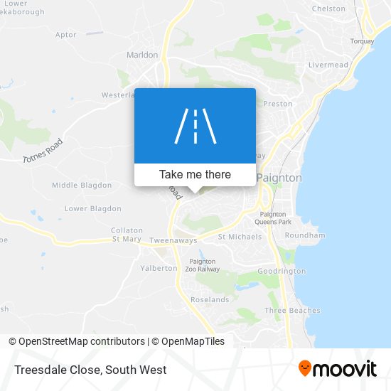 Treesdale Close map