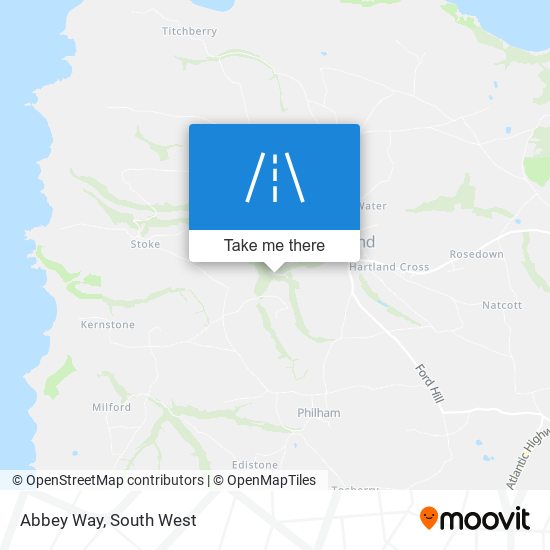 Abbey Way map