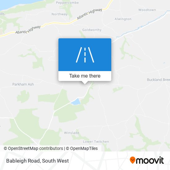 Bableigh Road map