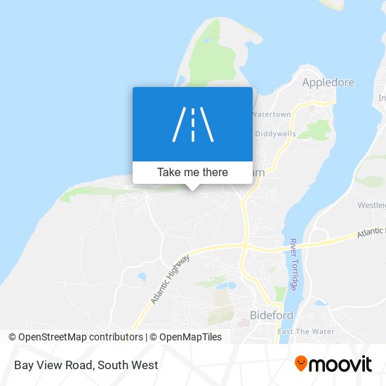 Bay View Road map