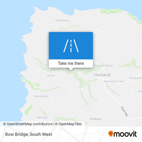 Bow Bridge map