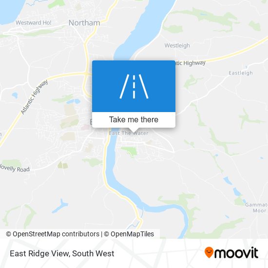 East Ridge View map