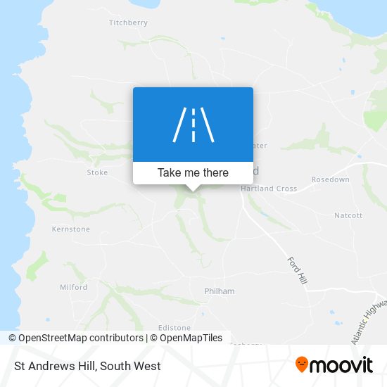 St Andrews Hill map
