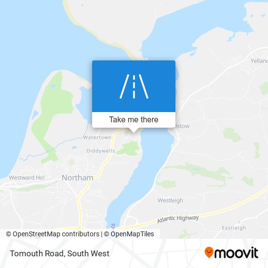 Tomouth Road map