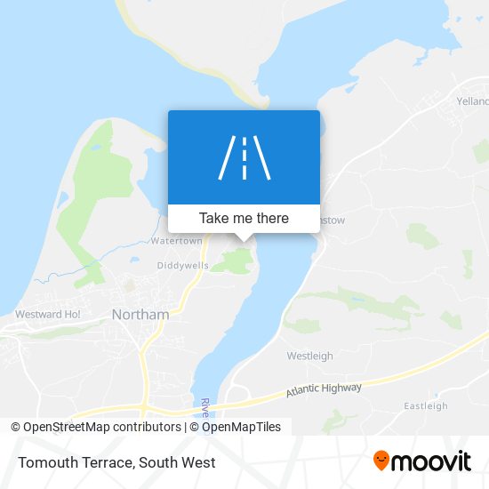 Tomouth Terrace map