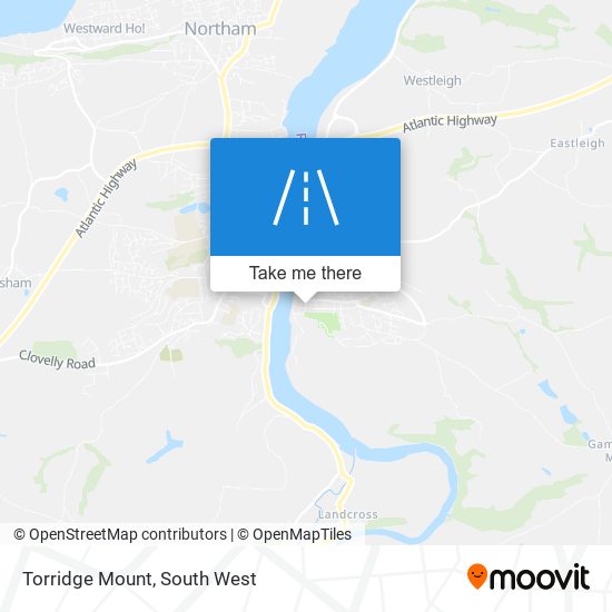 Torridge Mount map