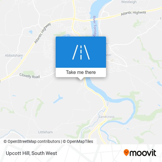 Upcott Hill map