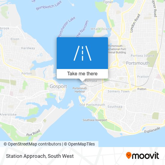Station Approach map