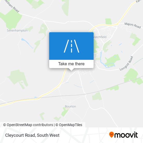 Cleycourt Road map