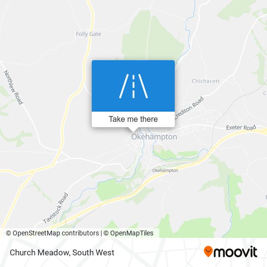 Church Meadow map