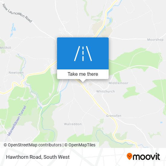 Hawthorn Road map