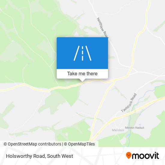 Holsworthy Road map