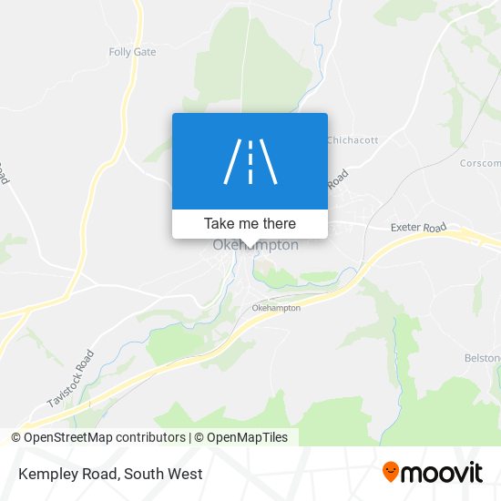 Kempley Road map