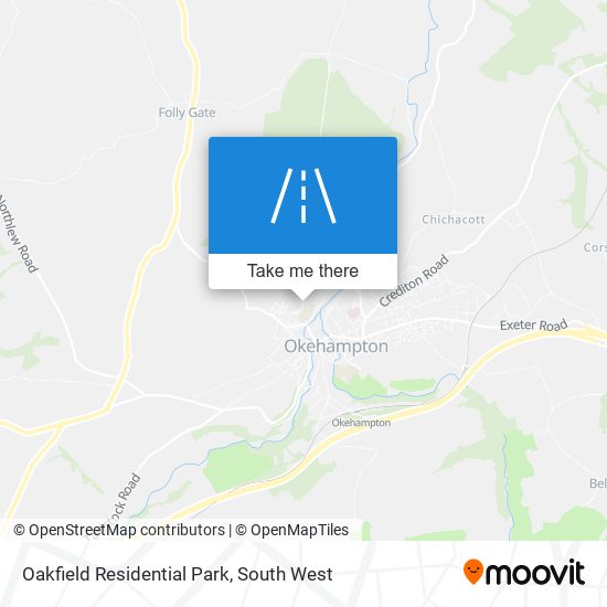 Oakfield Residential Park map