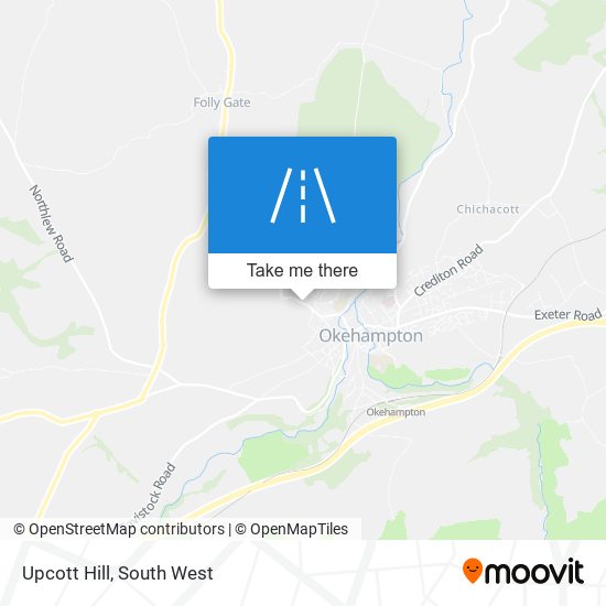 Upcott Hill map