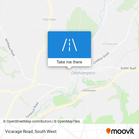 Vicarage Road map