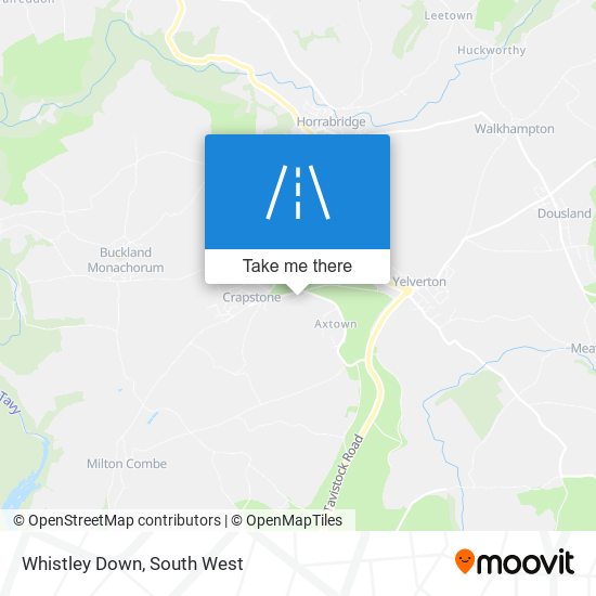 Whistley Down map