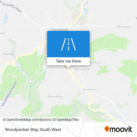 Woodpecker Way map