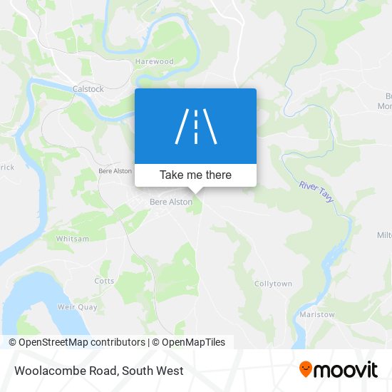 Woolacombe Road map