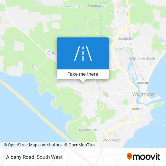 Albany Road map