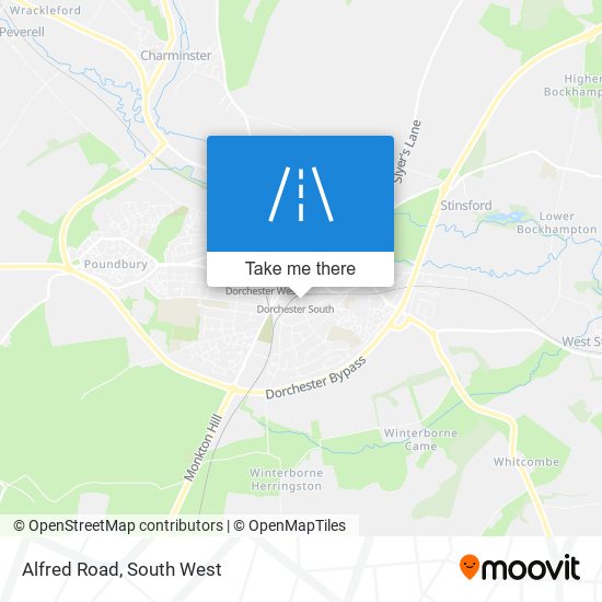Alfred Road map