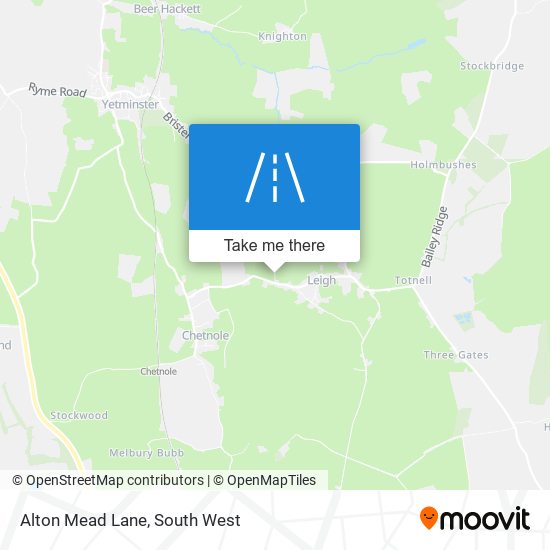 Alton Mead Lane map
