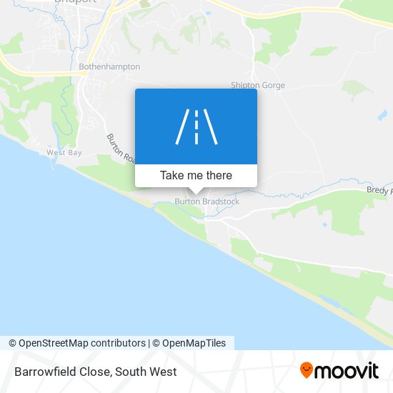 Barrowfield Close map
