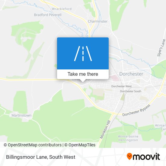 Billingsmoor Lane map