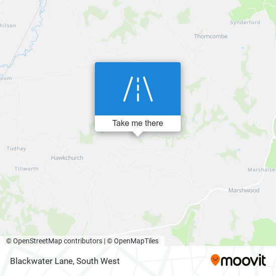 Blackwater Lane map
