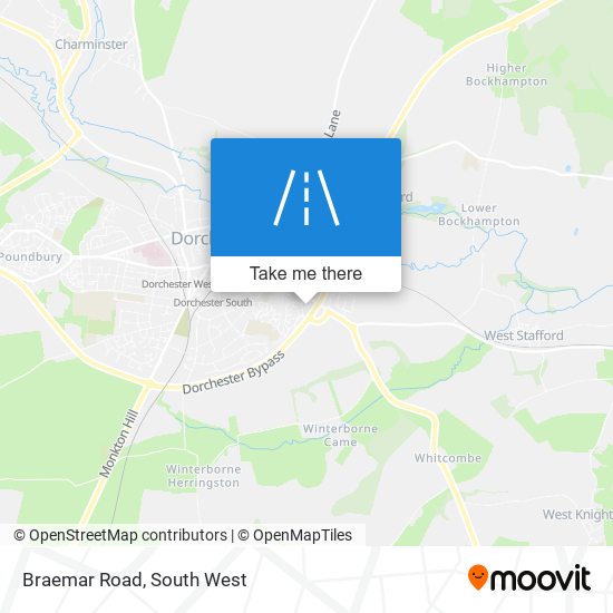 Braemar Road map