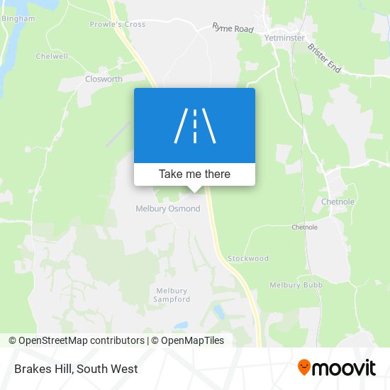 Brakes Hill map