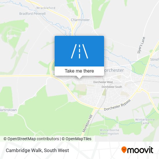 Cambridge Walk map