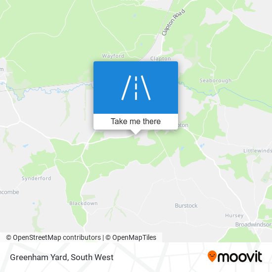 Greenham Yard map