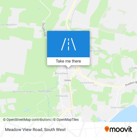 Meadow View Road map