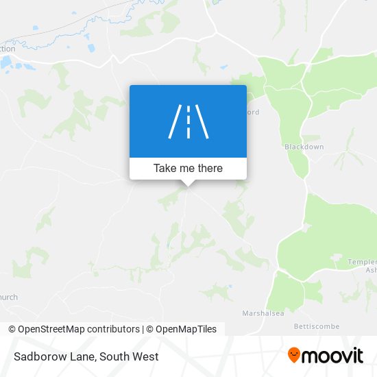 Sadborow Lane map