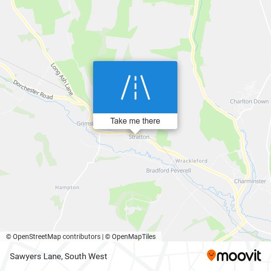 Sawyers Lane map