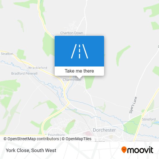 York Close map